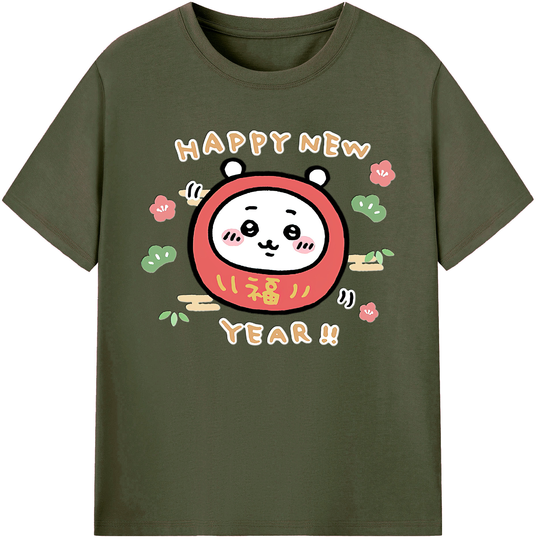 （画像用） ちいかわ ちいかわ Chii-kawa chiikawa 綿100％ メンズ半袖Tシャツ｜肌触りやわらか＆通気性